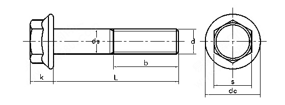 Hexagonal head flange bolts DIN 6921-1983 - Finexpress Hardware Fasteners Co.,Ltd. - One stop procurement of screws, nuts, and hardware components
