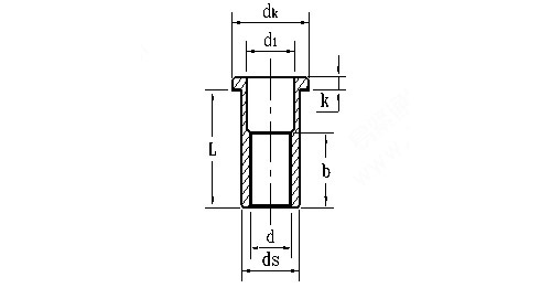 QIB/IND FMS Stainless steel flat head rivet nuts - Finexpress Hardware Fasteners Co.,Ltd. - One stop procurement of screws, nuts, and hardware components
